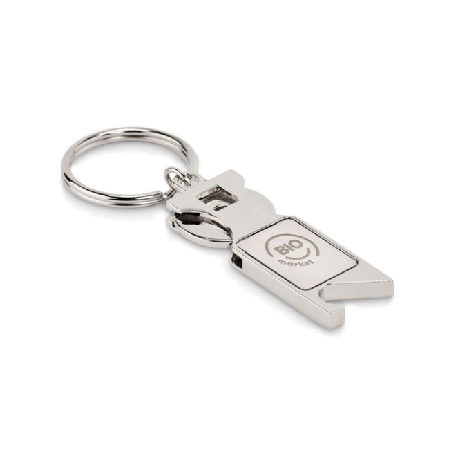 Promotional Euro Token Keyring