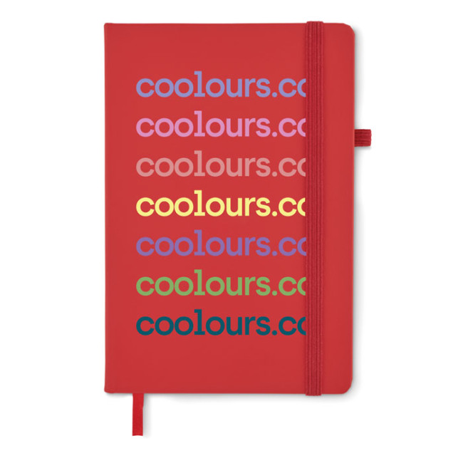 Promotional Recycled PU A5 Lined Notebook - Image 1