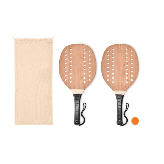 Promotional Rosewood Beach Tennis Set