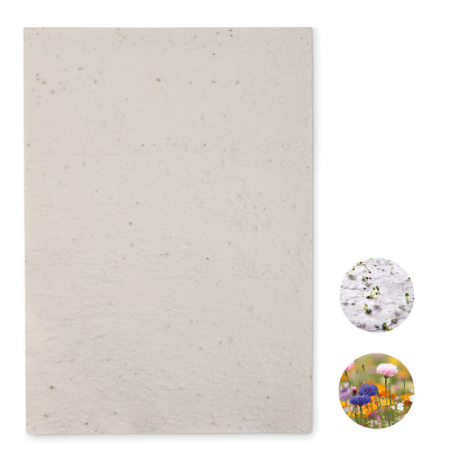 Promotional A4 Wildflower Seed Paper Sheet