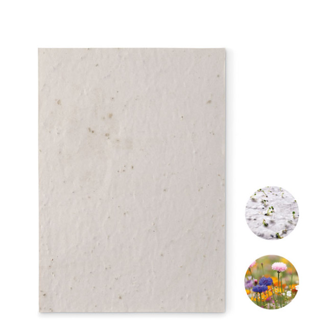 Promotional A5 Wildflower Seed Paper Sheet