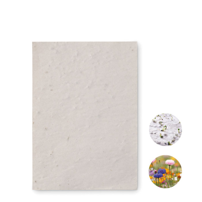 Promotional A6 Wildflower Seed Paper Sheet