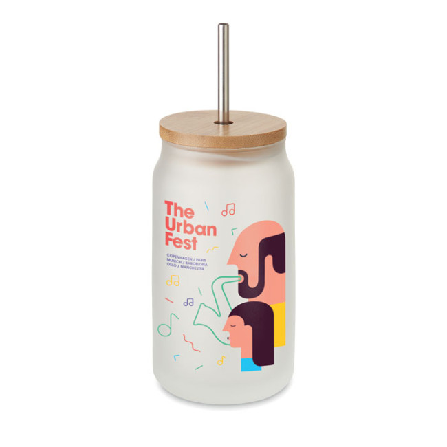 Promotional Sublimation Mason Jar 400ml