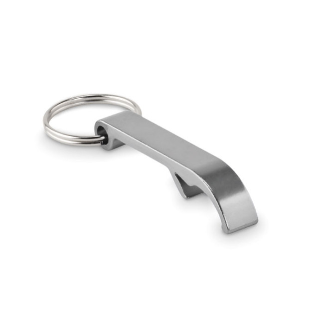 Promotional Recycled Aluminium Bottle Opener Key Ring - Image 5