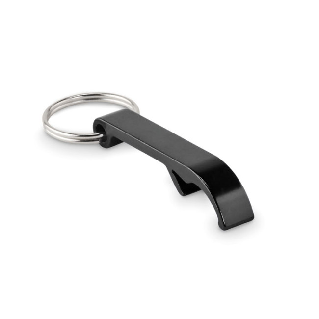 Promotional Recycled Aluminium Bottle Opener Key Ring - Image 4