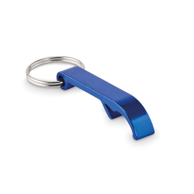 Promotional Recycled Aluminium Bottle Opener Key Ring - Image 3