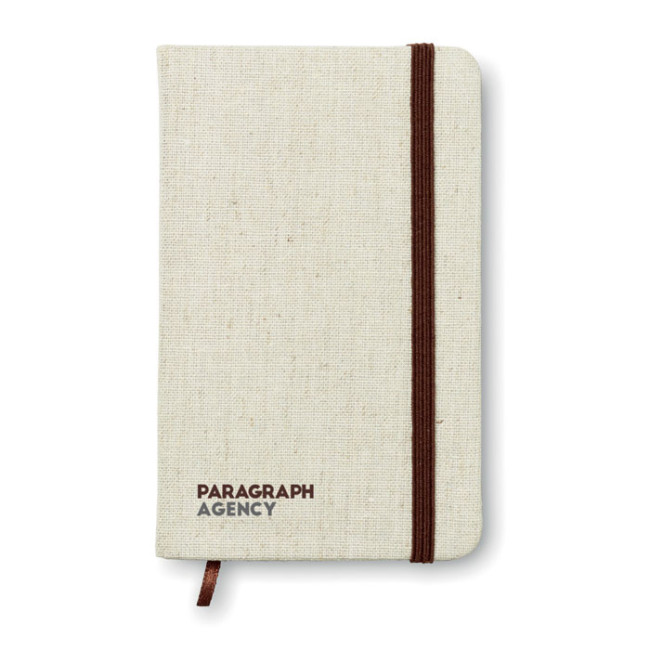 Promotional A6 Canvas Notebook Lined