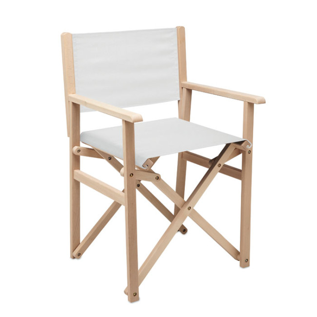 Promotional Foldable Wooden Beach Chair - Image 2