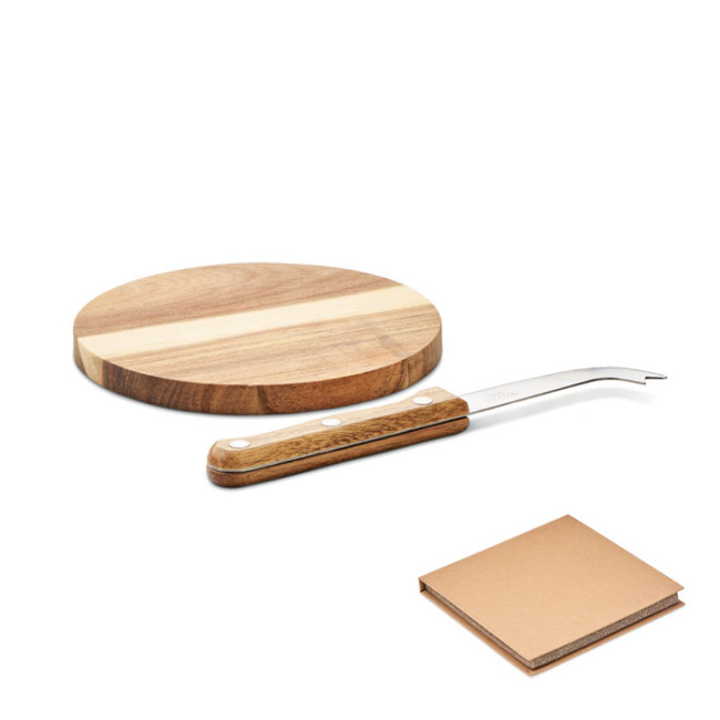 Promotional Acacia Cheese Board Set