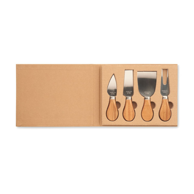 Promotional Set Of 4 Cheese Knives