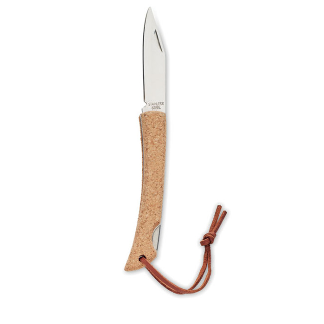 Promotional Foldable Knife With Cork