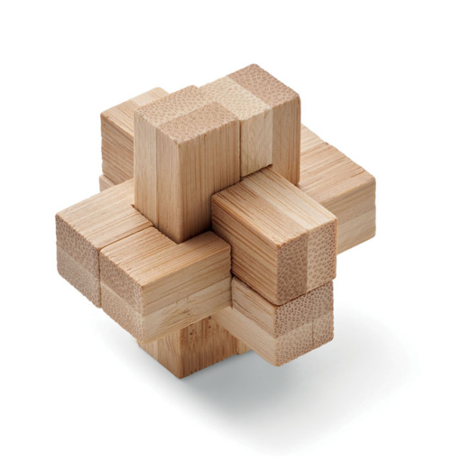 Promotional Bamboo Brain Teaser Puzzle