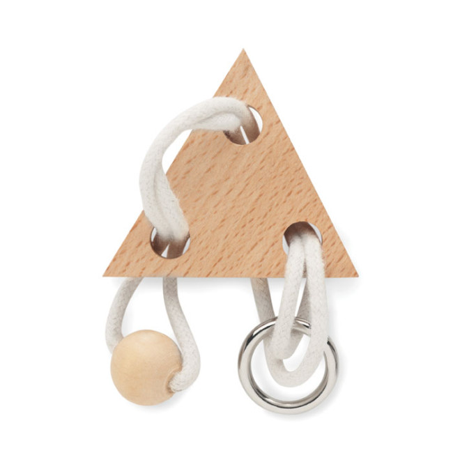 Promotional Wooden Brain Teaser Triangle