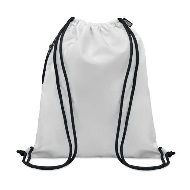 Promotional Large Drawstring Bag 300D RPET - Image 3