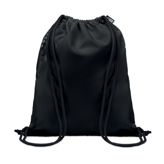 Promotional Large Drawstring Bag 300D RPET - Image 1