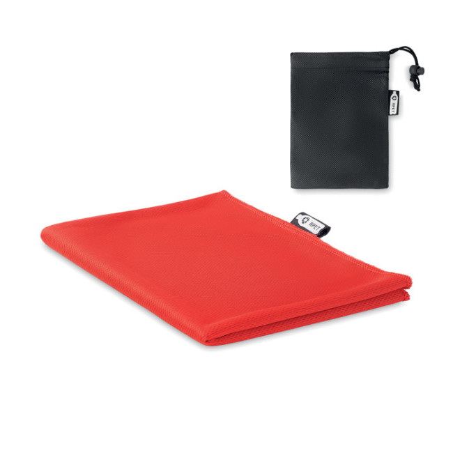 Promotional RPET Sports Towel And Pouch - Image 3