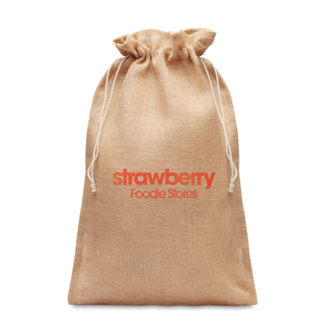 Promotional Large Jute Gift Bag 30 X 47cm