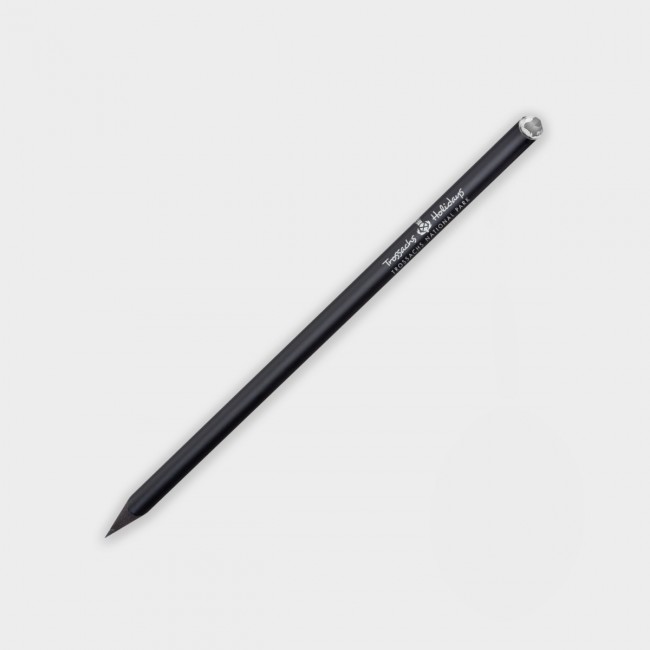 Promotional Green & Good Crystal Pencil Black - Sustainable Wood - Image 3