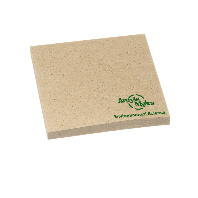 Promotional Grass Paper Sticky Notes 75x75mm