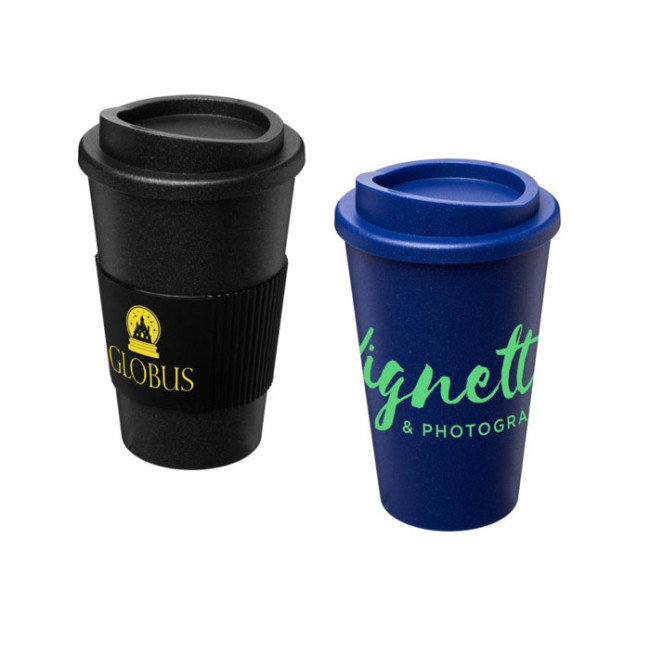 Promotional Americano® Midnight grip 350 ml insulated tumbler - Image 1