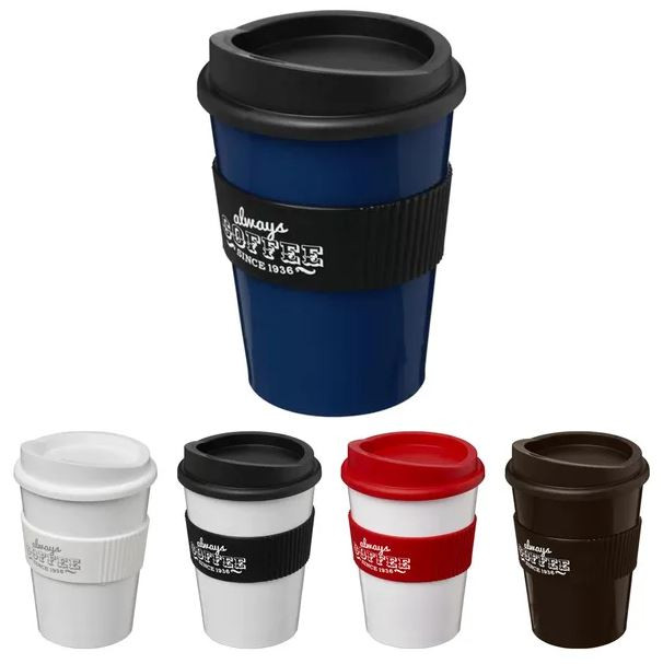 Promotional Americano® medio 300 ml tumbler with grip - Image 1