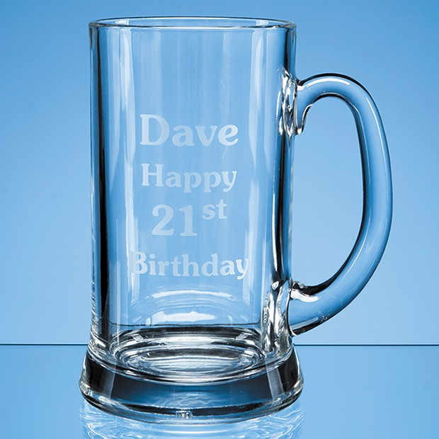 Promotional 2 Pint Straight Sided Tankard