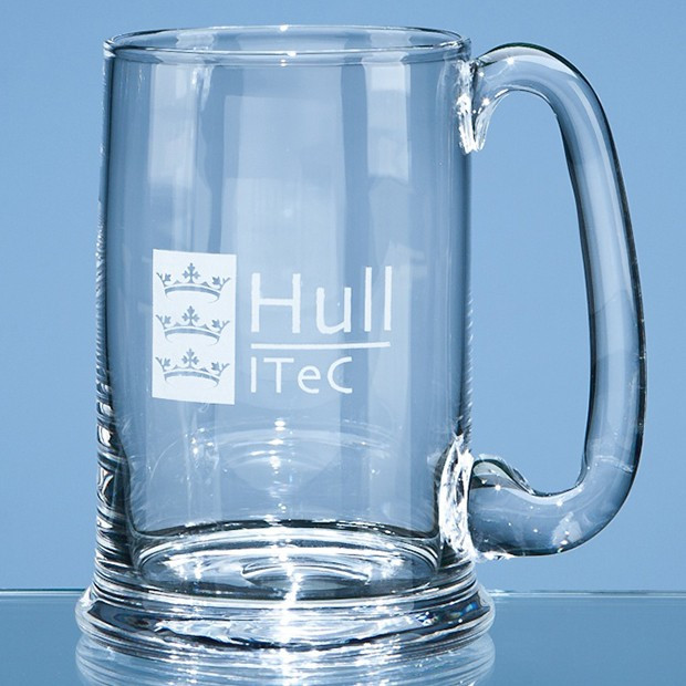 Promotional 0.6ltr Dartington Crystal Real Ale Tankard