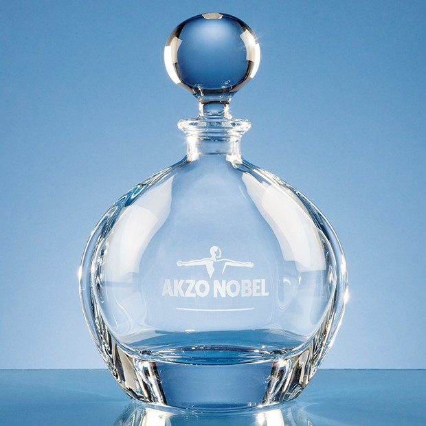 Promotional 0.8ltr Crystalite Round Decanter