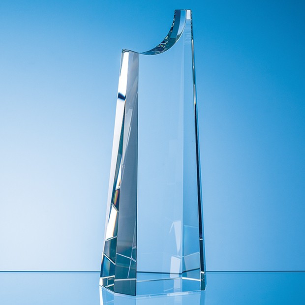 Promotional 28cm Optical Crystal Summit Award