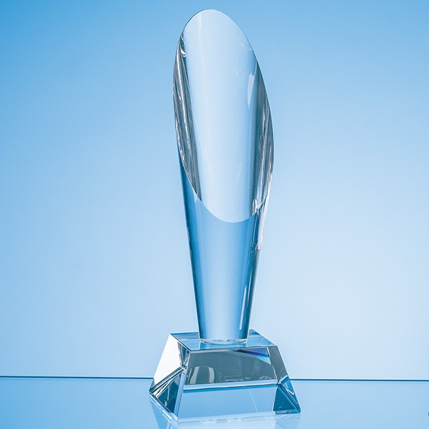 Promotional 24cm Optical Crystal Encore Column Award