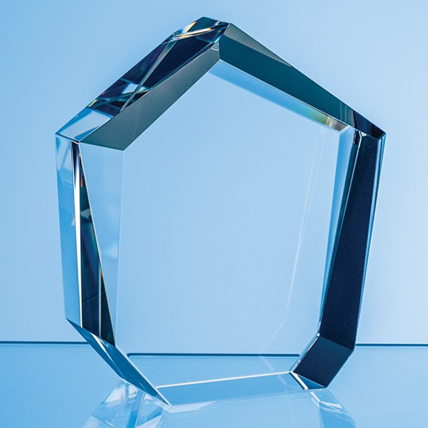 Promotional 14cm Optical Crystal Apex Iceberg Award