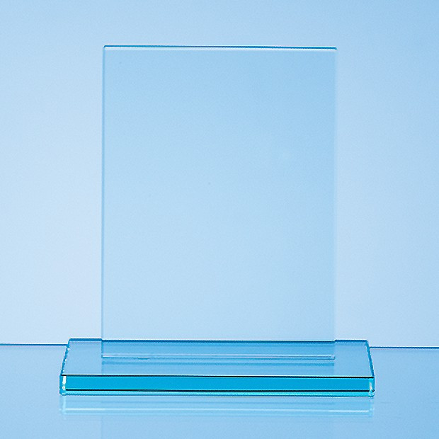 Promotional 12cm x 9cm x 10mm Jade Glass Rectangle Award