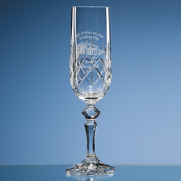 Promotional 180ml Flamenco Crystalite Panel Champagne Flute