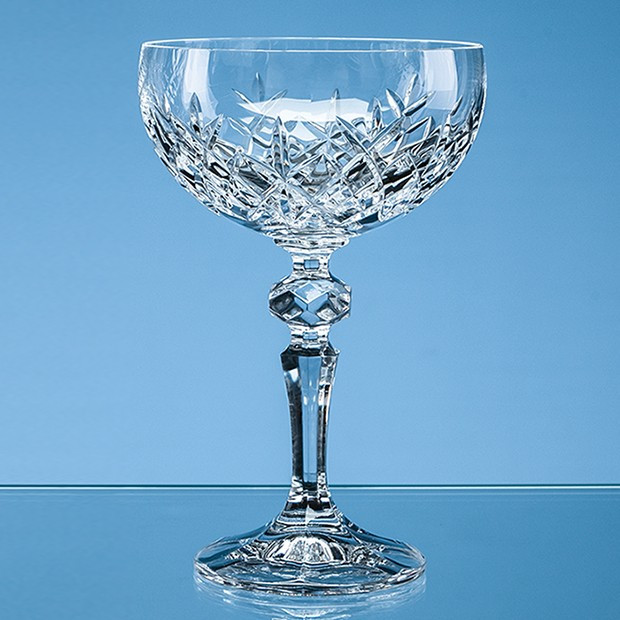 Promotional 200ml Flamenco Crystalite Full Cut Champagne Saucer