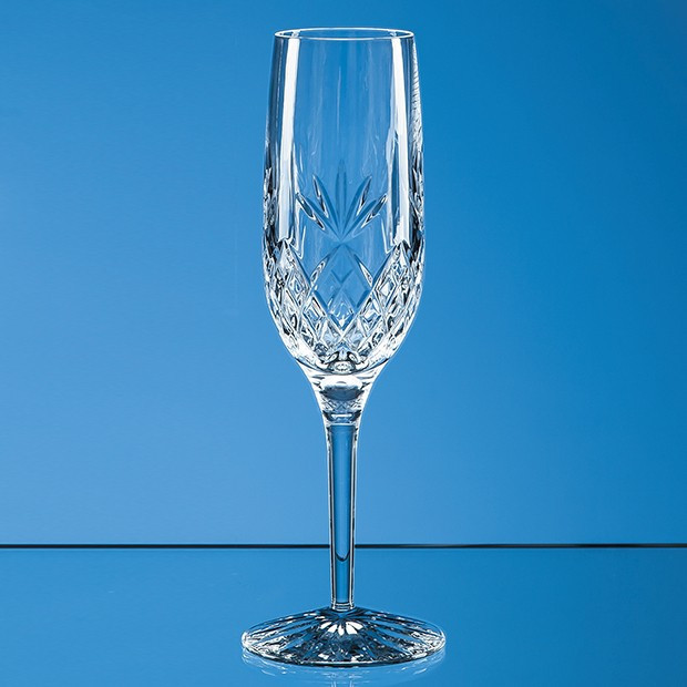 Promotional 165ml Blenheim Lead Crystal Full Cut Champagne Flute