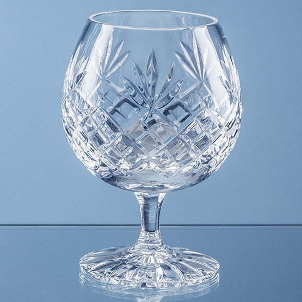 Promotional 280ml Blenheim Lead Crystal Full Cut Brandy Glass