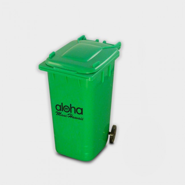 Promotional Green & Good Wheelie Bin Pen Pot - Recycled - Image 4