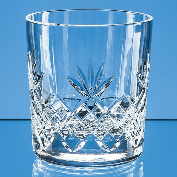 Promotional 400ml Blenheim Lead Crystal Full Cut Whisky Tumbler