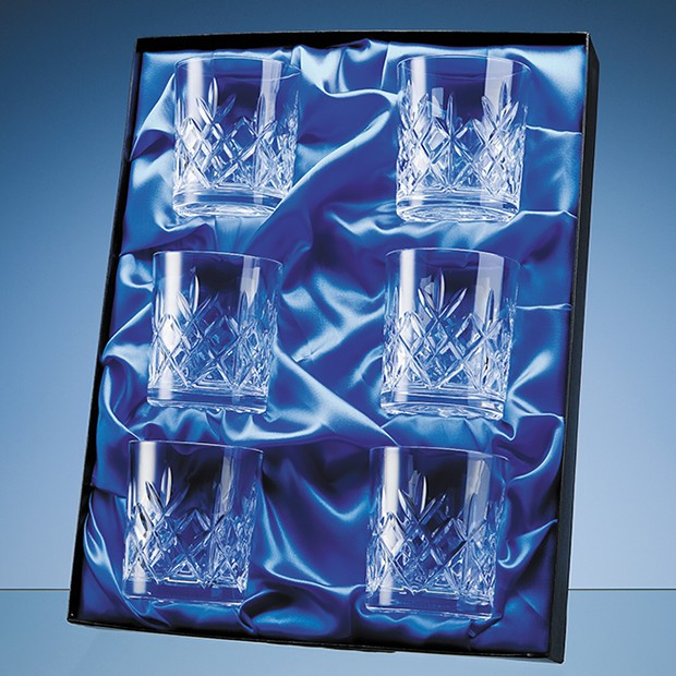 Promotional Universal 6 Glass/Award Satin Lined Presentation Box*