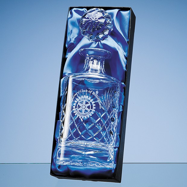 Promotional Spirit Decanter Satin Lined Presentation Box