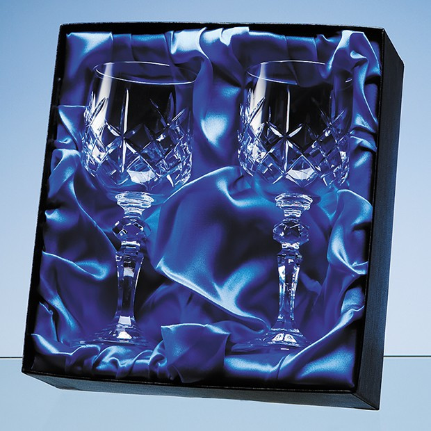 Promotional Goblet Pair Satin Lined Presentation Box