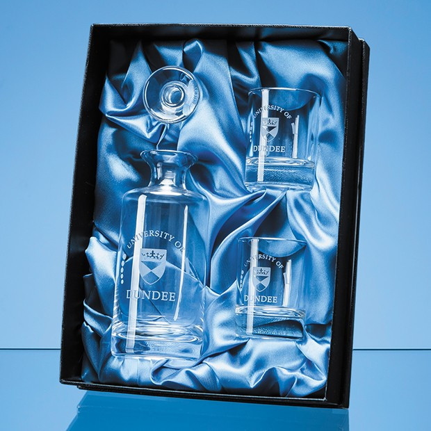 Promotional Mini Decanter Set Satin Lined Presentation Box (Box Only)