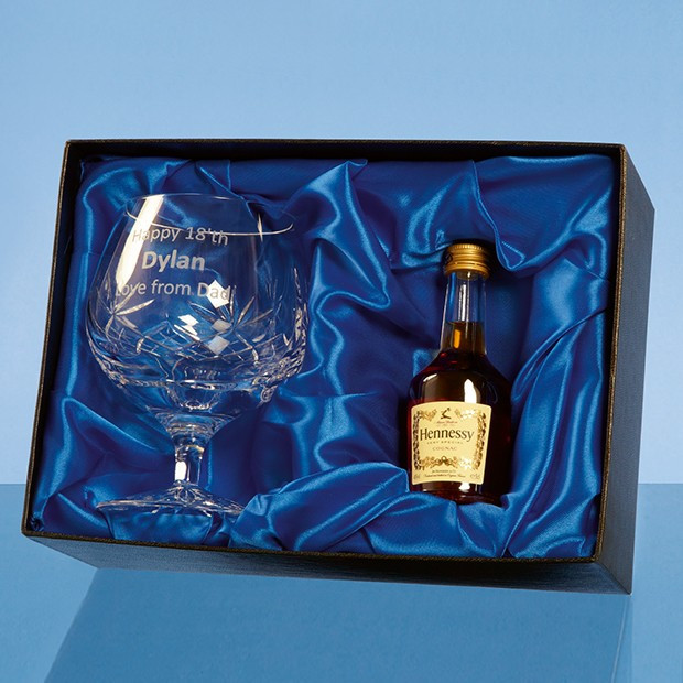 Promotional Brandy Gift Set with a 5cl Miniature Bottle of Brandy