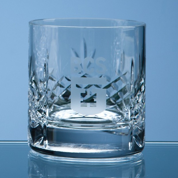 Promotional 310ml Mayfair Crystalite Panel Whisky Tumbler