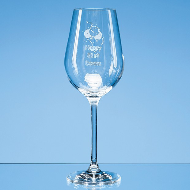 Promotional 350ml Aura Crystalite Wine Glass