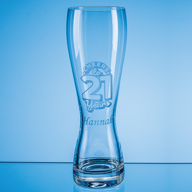 Promotional 0.67ltr Curved Pilsner Glass