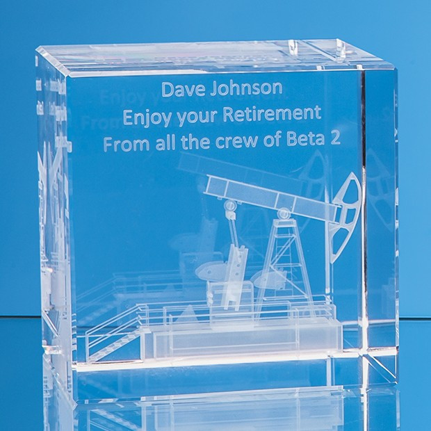 Promotional 5cm x 5cm Optical Crystal Cube