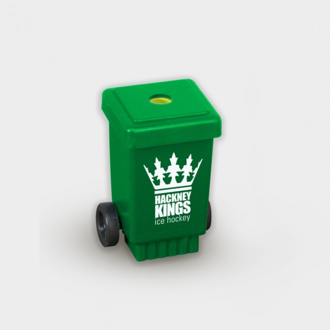 Promotional Green & Good Wheelie Bin Pencil Sharpener - Recycled - Image 6