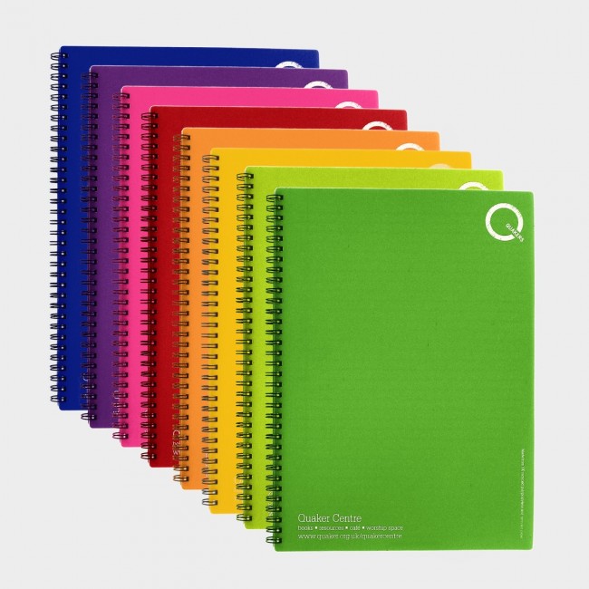 Promotional Green & Good A4 Polypropylene Wire Notebooks - Recycled - Image 1