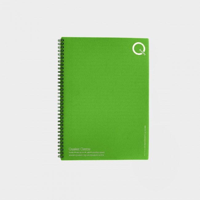 Promotional Green & Good A4 Polypropylene Wire Notebooks - Recycled - Image 2